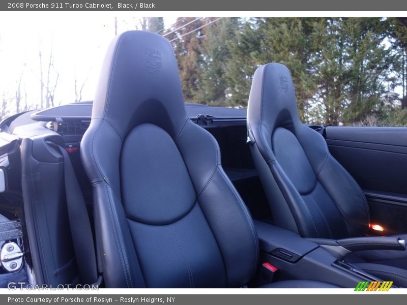 Black / Black 2008 Porsche 911 Turbo Cabriolet