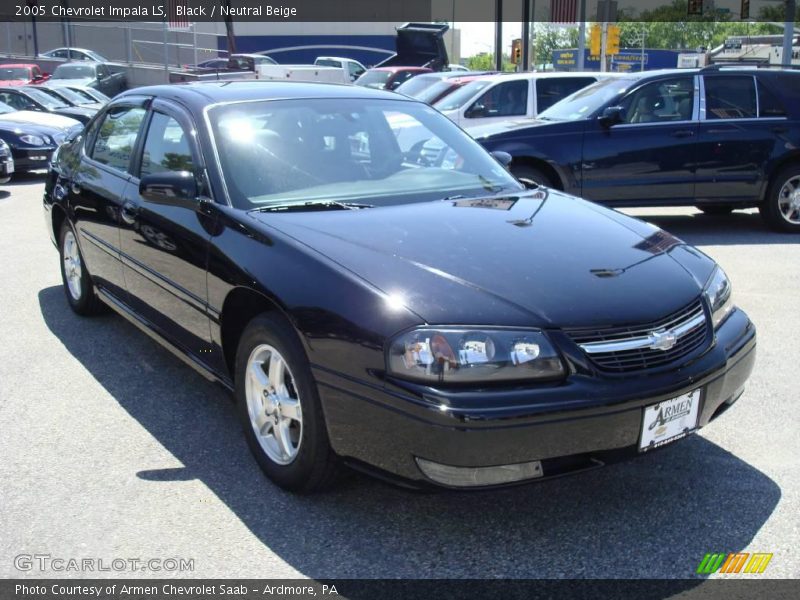 Black / Neutral Beige 2005 Chevrolet Impala LS