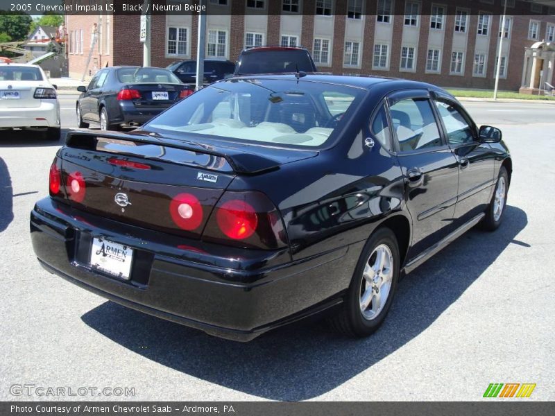 Black / Neutral Beige 2005 Chevrolet Impala LS