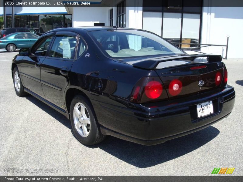 Black / Neutral Beige 2005 Chevrolet Impala LS