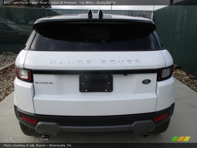 Fuji White / Ebony/Ebony 2017 Land Rover Range Rover Evoque SE Premium