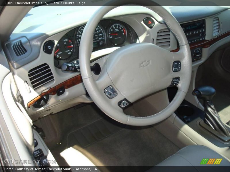Black / Neutral Beige 2005 Chevrolet Impala LS