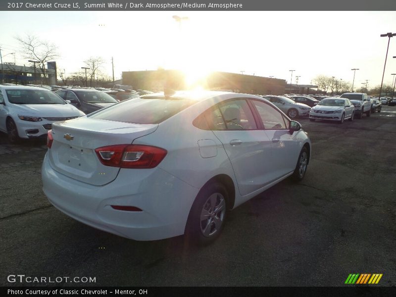 Summit White / Dark Atmosphere/Medium Atmosphere 2017 Chevrolet Cruze LS