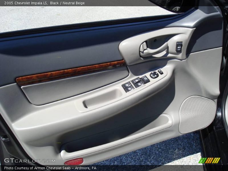 Black / Neutral Beige 2005 Chevrolet Impala LS
