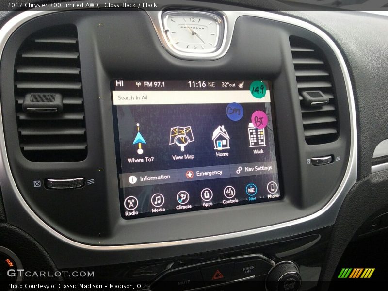 Controls of 2017 300 Limited AWD