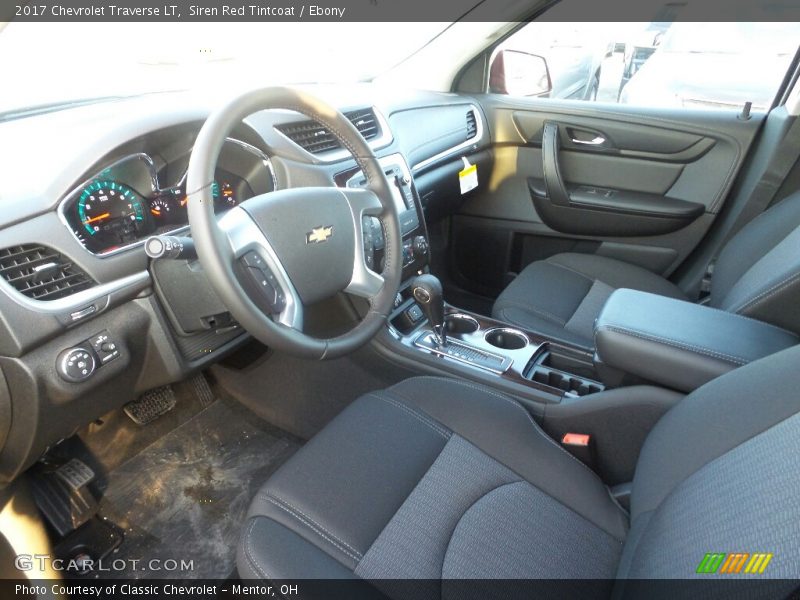 Siren Red Tintcoat / Ebony 2017 Chevrolet Traverse LT