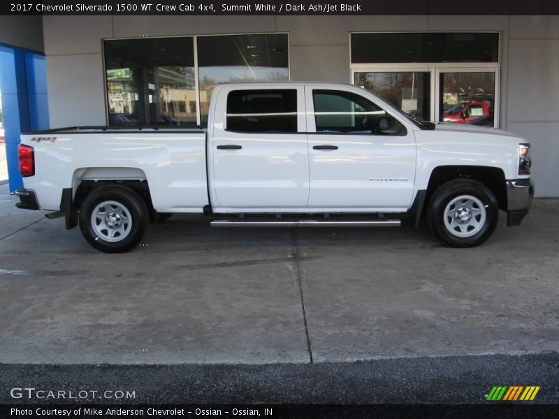 Summit White / Dark Ash/Jet Black 2017 Chevrolet Silverado 1500 WT Crew Cab 4x4