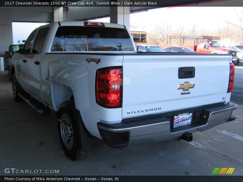 Summit White / Dark Ash/Jet Black 2017 Chevrolet Silverado 1500 WT Crew Cab 4x4