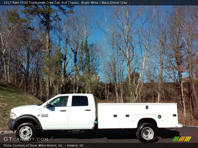Bright White / Black/Diesel Gray 2017 Ram 5500 Tradesman Crew Cab 4x4 Chassis