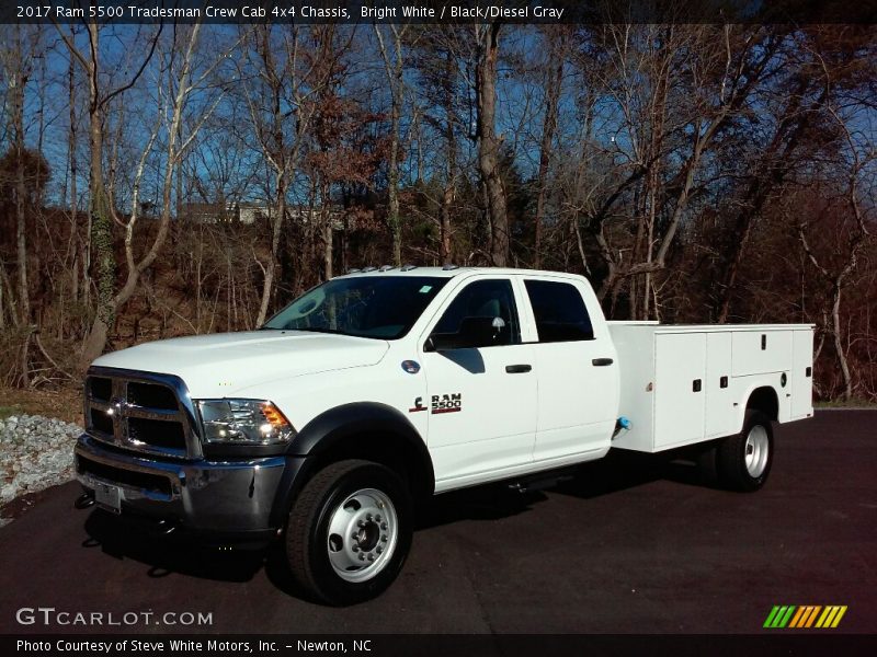 Bright White / Black/Diesel Gray 2017 Ram 5500 Tradesman Crew Cab 4x4 Chassis
