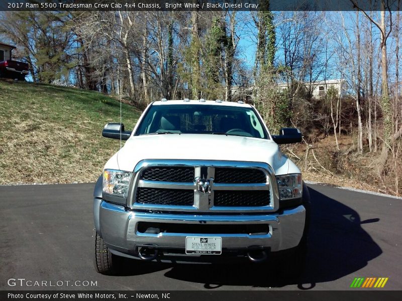 Bright White / Black/Diesel Gray 2017 Ram 5500 Tradesman Crew Cab 4x4 Chassis