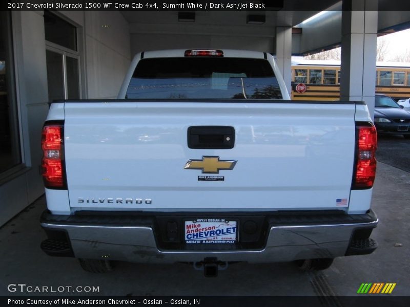 Summit White / Dark Ash/Jet Black 2017 Chevrolet Silverado 1500 WT Crew Cab 4x4