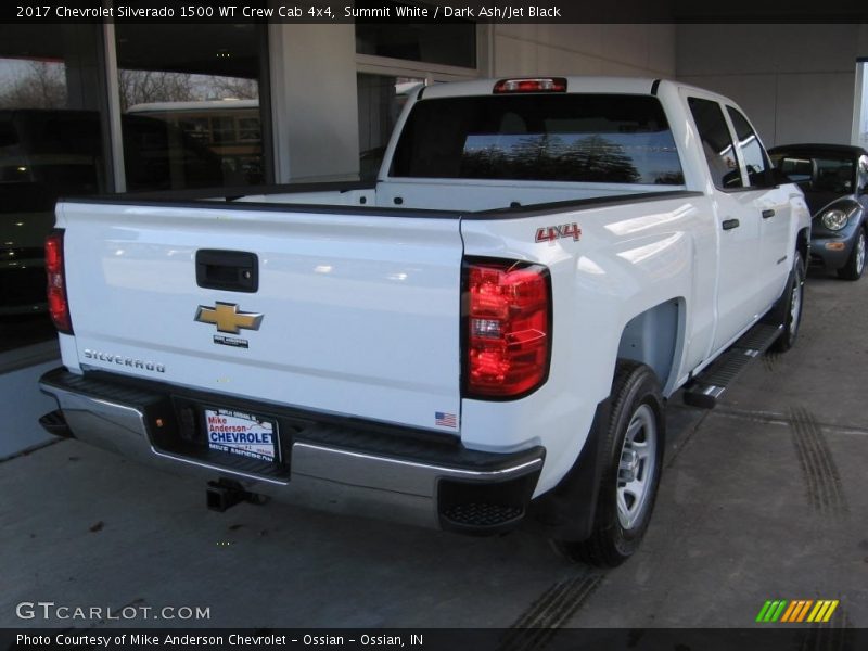 Summit White / Dark Ash/Jet Black 2017 Chevrolet Silverado 1500 WT Crew Cab 4x4