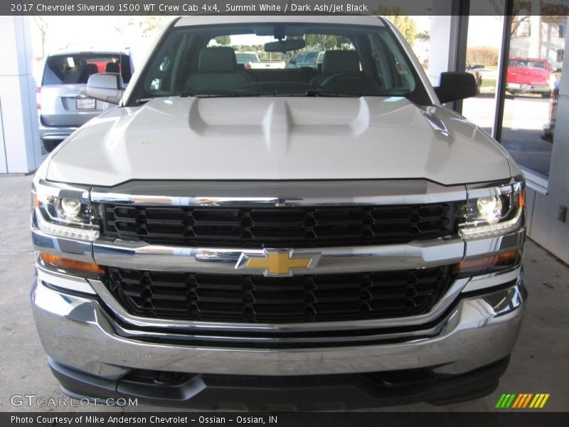 Summit White / Dark Ash/Jet Black 2017 Chevrolet Silverado 1500 WT Crew Cab 4x4