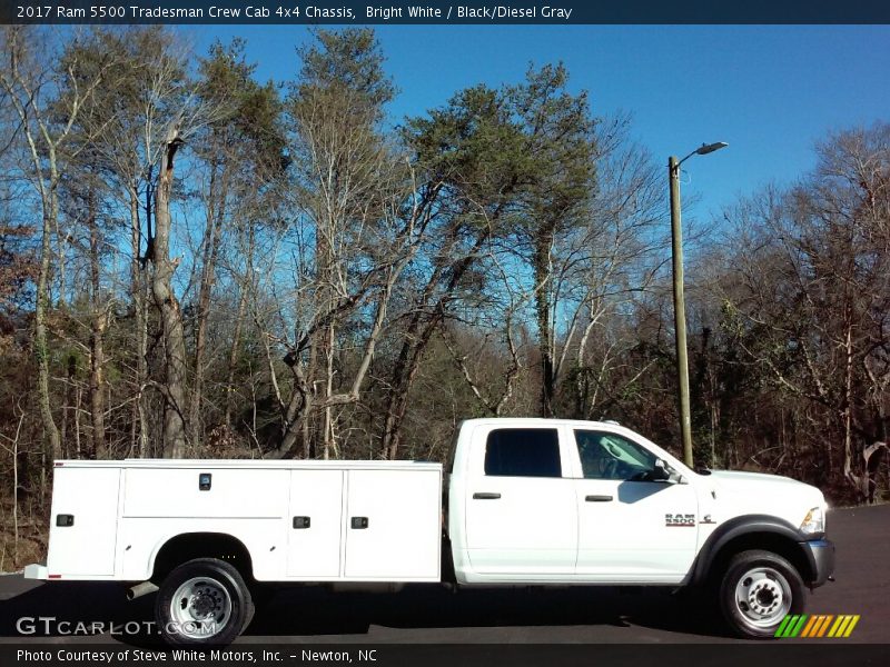 Bright White / Black/Diesel Gray 2017 Ram 5500 Tradesman Crew Cab 4x4 Chassis