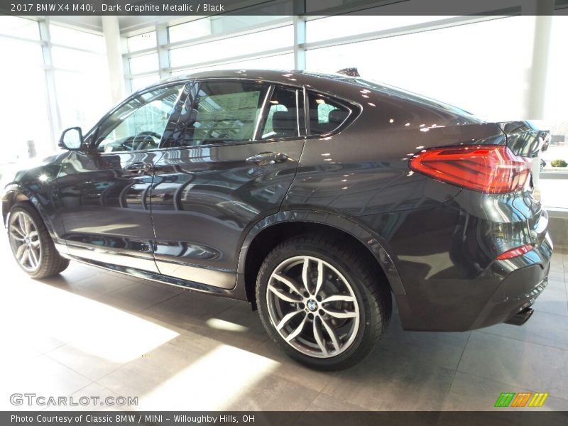 Dark Graphite Metallic / Black 2017 BMW X4 M40i