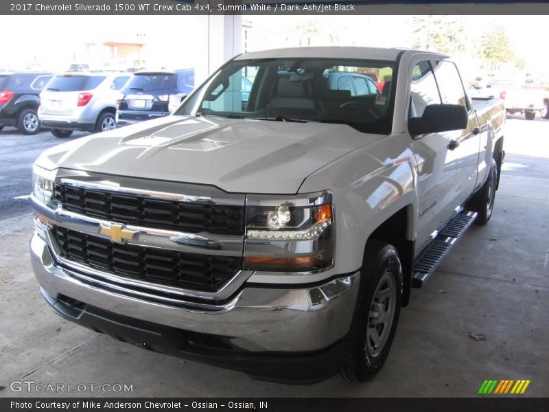 Summit White / Dark Ash/Jet Black 2017 Chevrolet Silverado 1500 WT Crew Cab 4x4