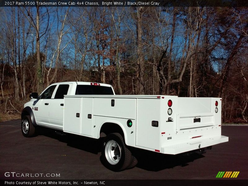 Bright White / Black/Diesel Gray 2017 Ram 5500 Tradesman Crew Cab 4x4 Chassis