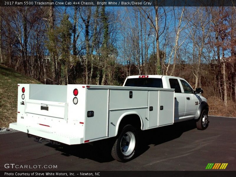 Bright White / Black/Diesel Gray 2017 Ram 5500 Tradesman Crew Cab 4x4 Chassis