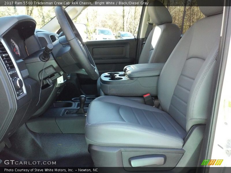 Bright White / Black/Diesel Gray 2017 Ram 5500 Tradesman Crew Cab 4x4 Chassis
