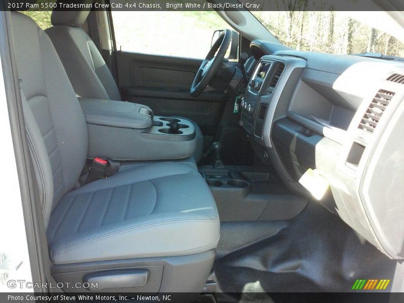 Bright White / Black/Diesel Gray 2017 Ram 5500 Tradesman Crew Cab 4x4 Chassis