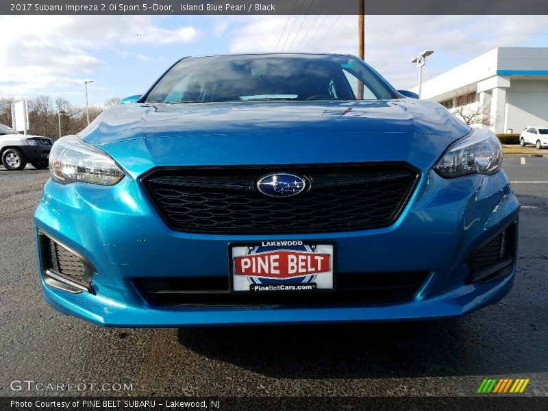 Island Blue Pearl / Black 2017 Subaru Impreza 2.0i Sport 5-Door