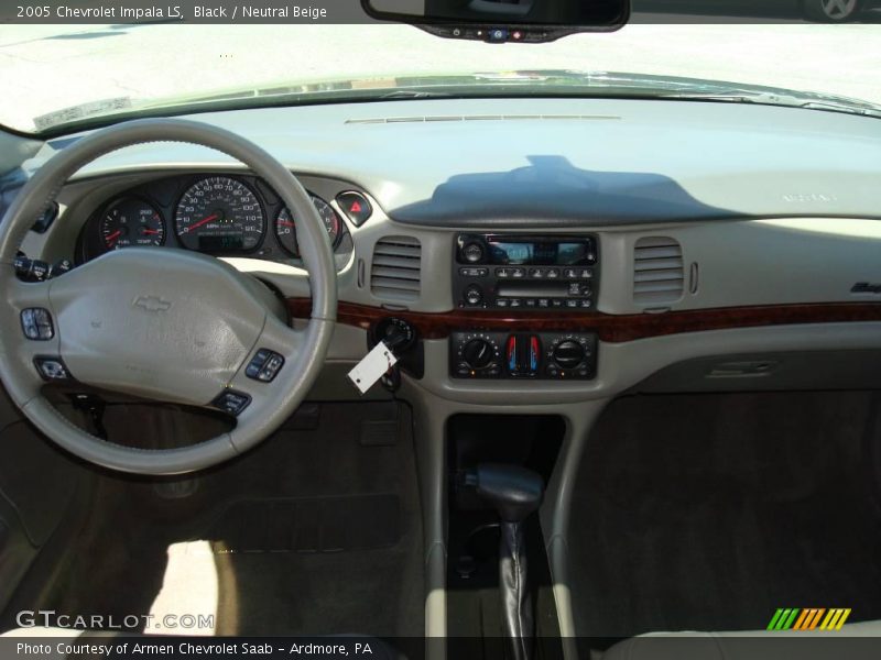 Black / Neutral Beige 2005 Chevrolet Impala LS