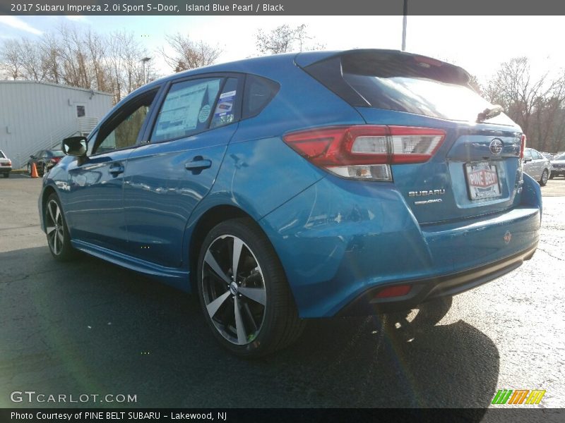 Island Blue Pearl / Black 2017 Subaru Impreza 2.0i Sport 5-Door