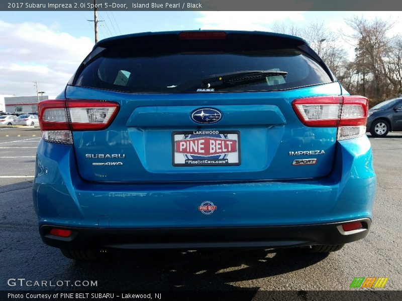 Island Blue Pearl / Black 2017 Subaru Impreza 2.0i Sport 5-Door