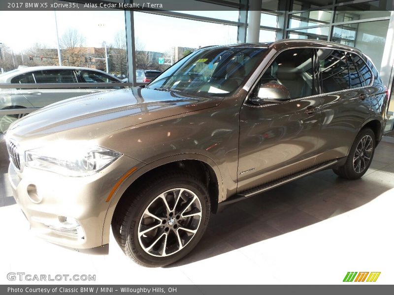 Atlas Cedar Metallic / Terra 2017 BMW X5 xDrive35i