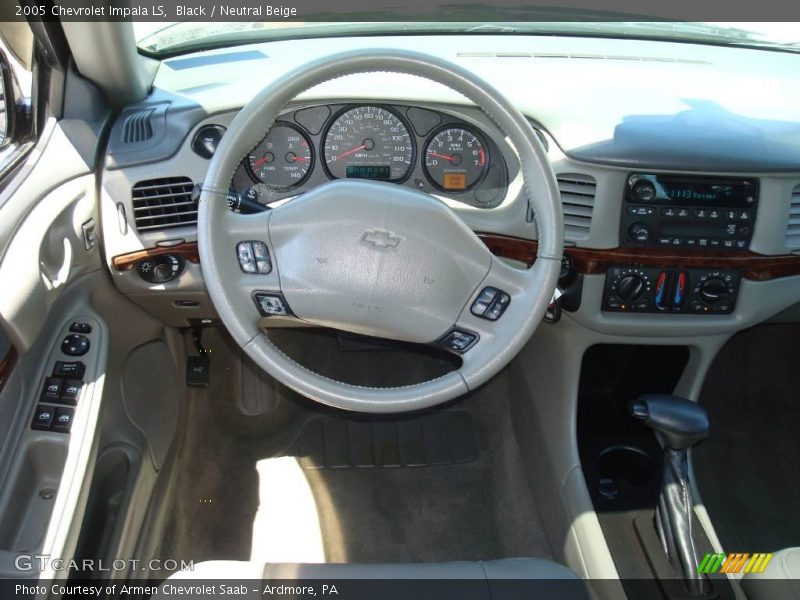 Black / Neutral Beige 2005 Chevrolet Impala LS