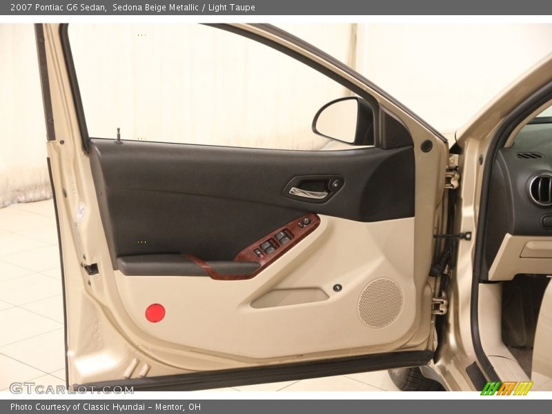 Sedona Beige Metallic / Light Taupe 2007 Pontiac G6 Sedan