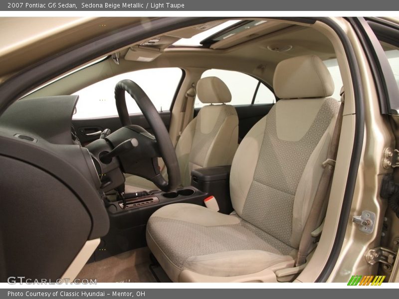 Sedona Beige Metallic / Light Taupe 2007 Pontiac G6 Sedan
