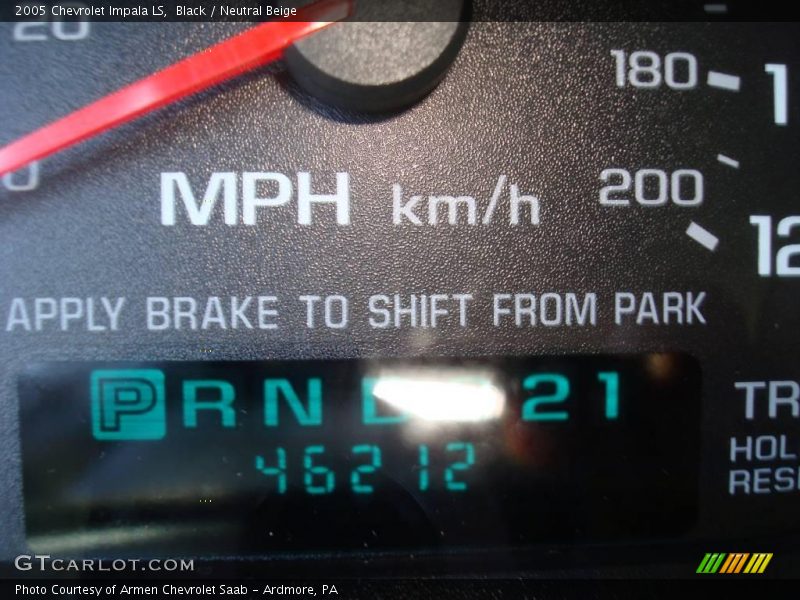 Black / Neutral Beige 2005 Chevrolet Impala LS