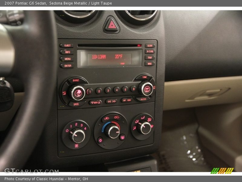 Sedona Beige Metallic / Light Taupe 2007 Pontiac G6 Sedan