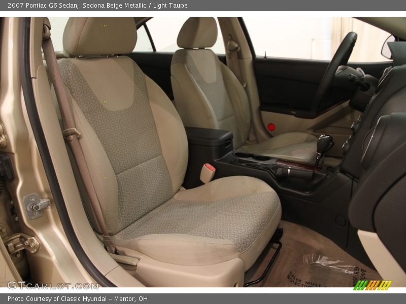 Sedona Beige Metallic / Light Taupe 2007 Pontiac G6 Sedan