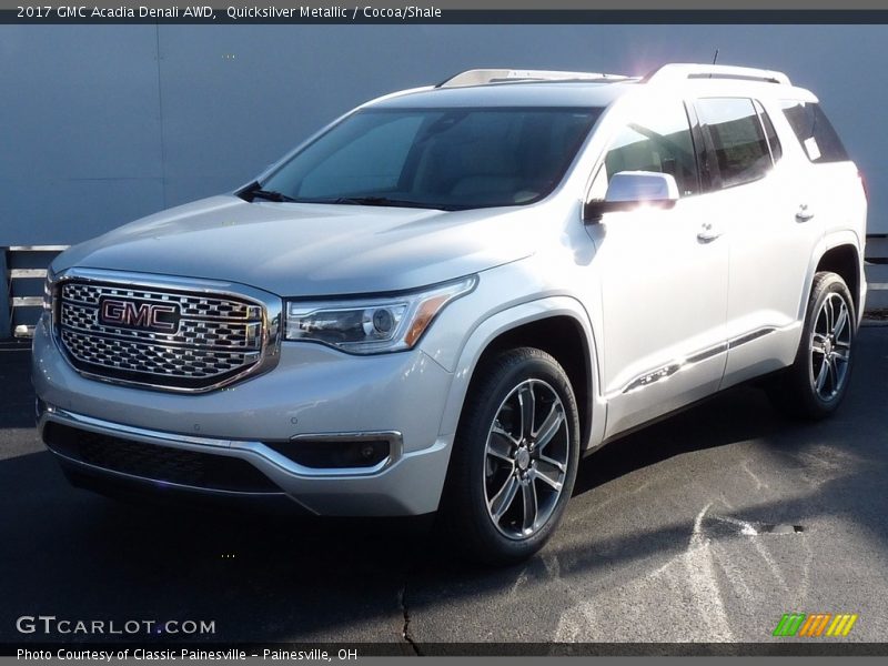 Quicksilver Metallic / Cocoa/Shale 2017 GMC Acadia Denali AWD