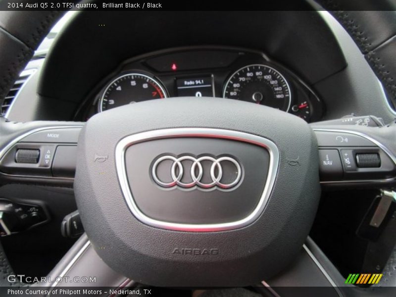 Brilliant Black / Black 2014 Audi Q5 2.0 TFSI quattro