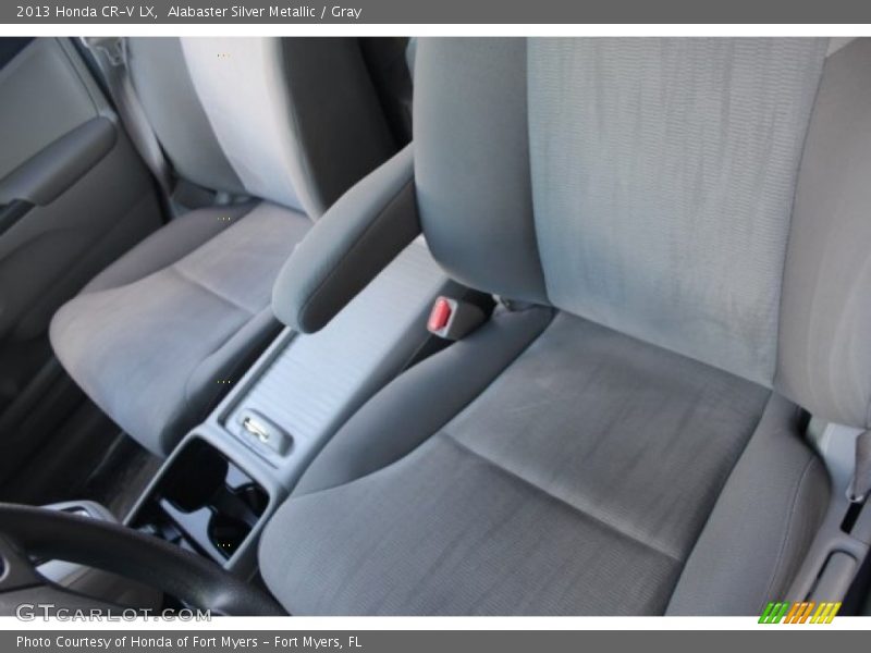Alabaster Silver Metallic / Gray 2013 Honda CR-V LX