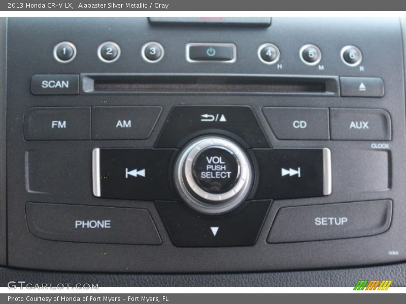 Alabaster Silver Metallic / Gray 2013 Honda CR-V LX