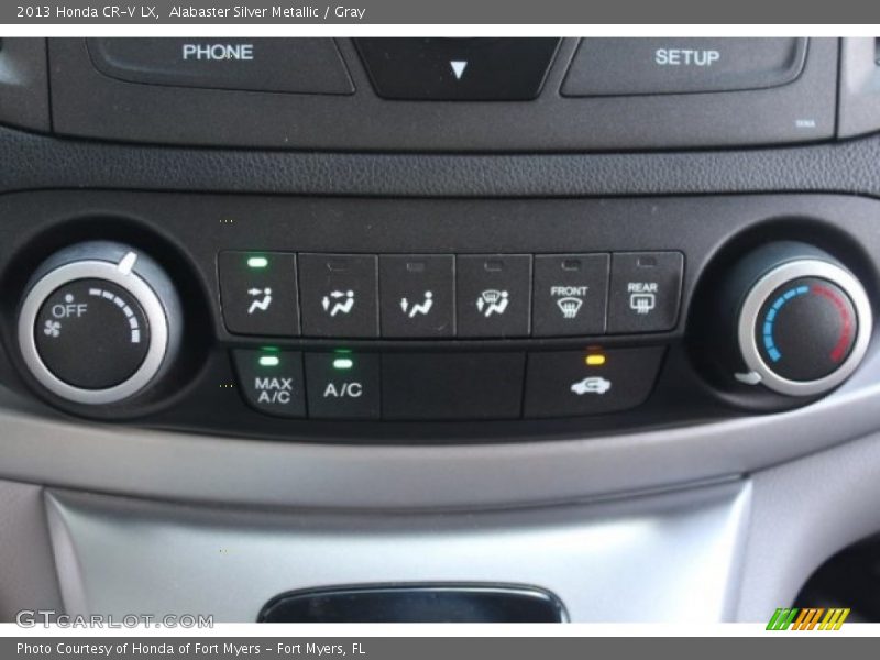 Alabaster Silver Metallic / Gray 2013 Honda CR-V LX