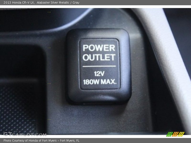 Alabaster Silver Metallic / Gray 2013 Honda CR-V LX
