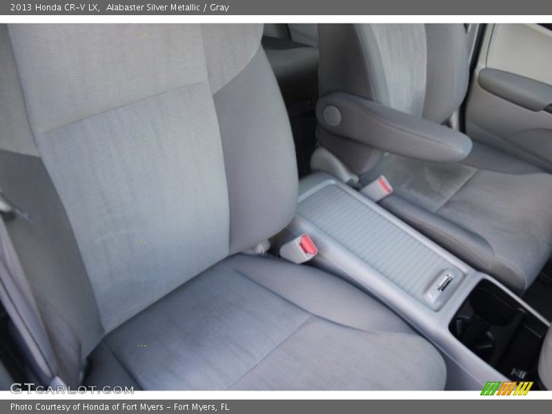 Alabaster Silver Metallic / Gray 2013 Honda CR-V LX