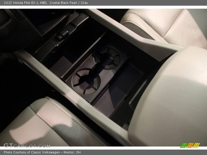 Crystal Black Pearl / Gray 2015 Honda Pilot EX-L 4WD