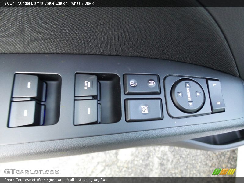 White / Black 2017 Hyundai Elantra Value Edition