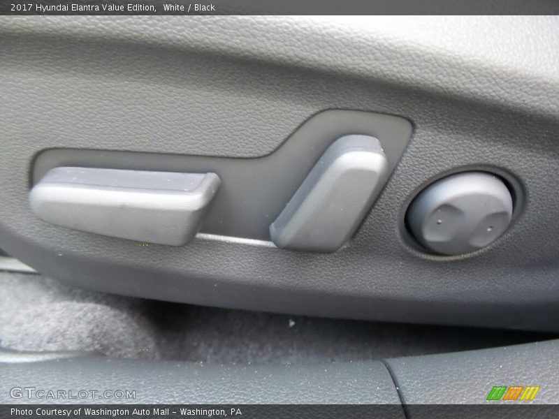 White / Black 2017 Hyundai Elantra Value Edition