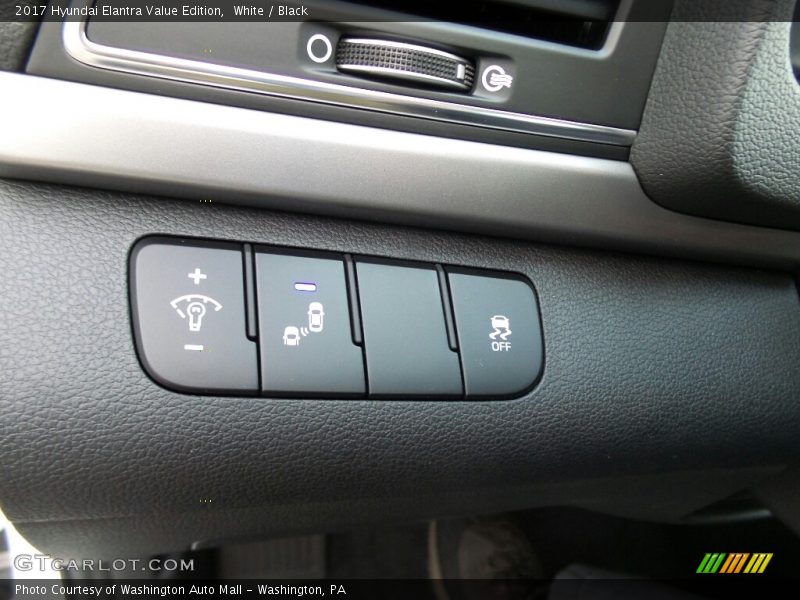 White / Black 2017 Hyundai Elantra Value Edition