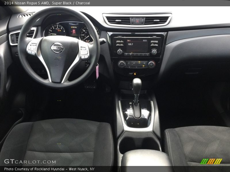 Super Black / Charcoal 2014 Nissan Rogue S AWD