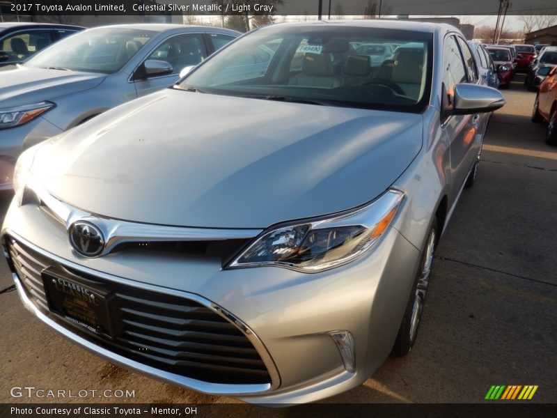 Celestial Silver Metallic / Light Gray 2017 Toyota Avalon Limited