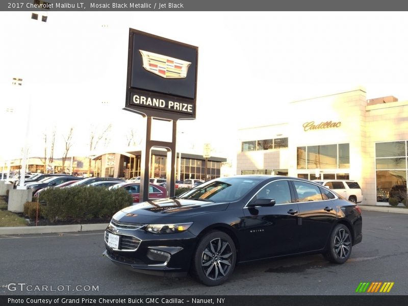Mosaic Black Metallic / Jet Black 2017 Chevrolet Malibu LT